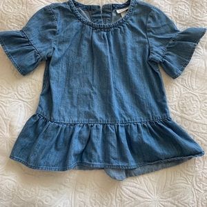 Girls Cat & Jack Ruffle Top 4T